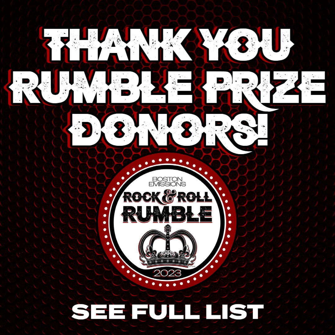 rocknrollrumble's tweet photo. A heartfelt thank you to these businesses for their support. Their generous donations make the Rock & Roll Rumble possible. https://t.co/1HXKnpvXCT #RUMBLE2023 #RUMBLEBooty https://t.co/ythQ6wRTZ5