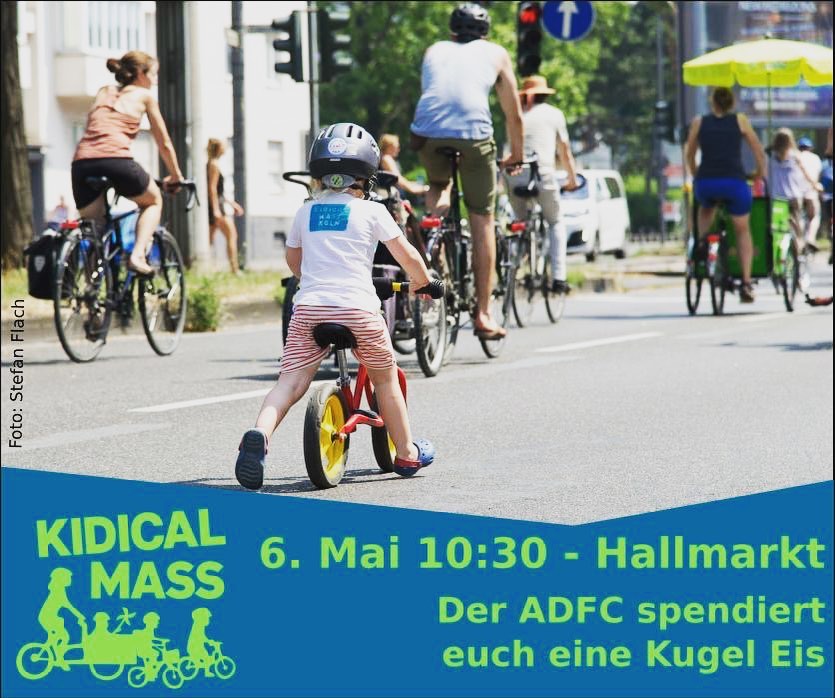 Am 06. Mai gibt es eine ganz besondere #kidicalmass 🥰🍦🍦

#kidicalmass #criticalmass #hallesaale #sachsenanhalt #adfc #mehrplatzfürsrad #visionzero #streetsforkids #streetsforpeople