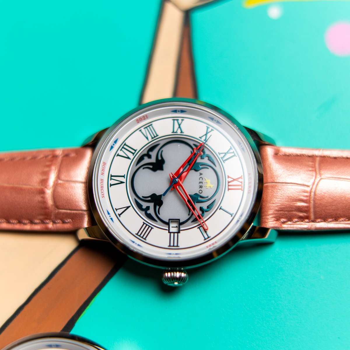 AceroWatch's tweet photo. ⌚️Reloj Centenario Solar Gótico
Igual que las catedrales góticas 🏰 este reloj se llena de luz por medio de sus grandes rosetones y bellas vidrieras.
➡️🌐https://t.co/JGy9Jg7Bld
#acerowatch #catedraldeburgos 🕍 https://t.co/MLlf7Nx6Qz
