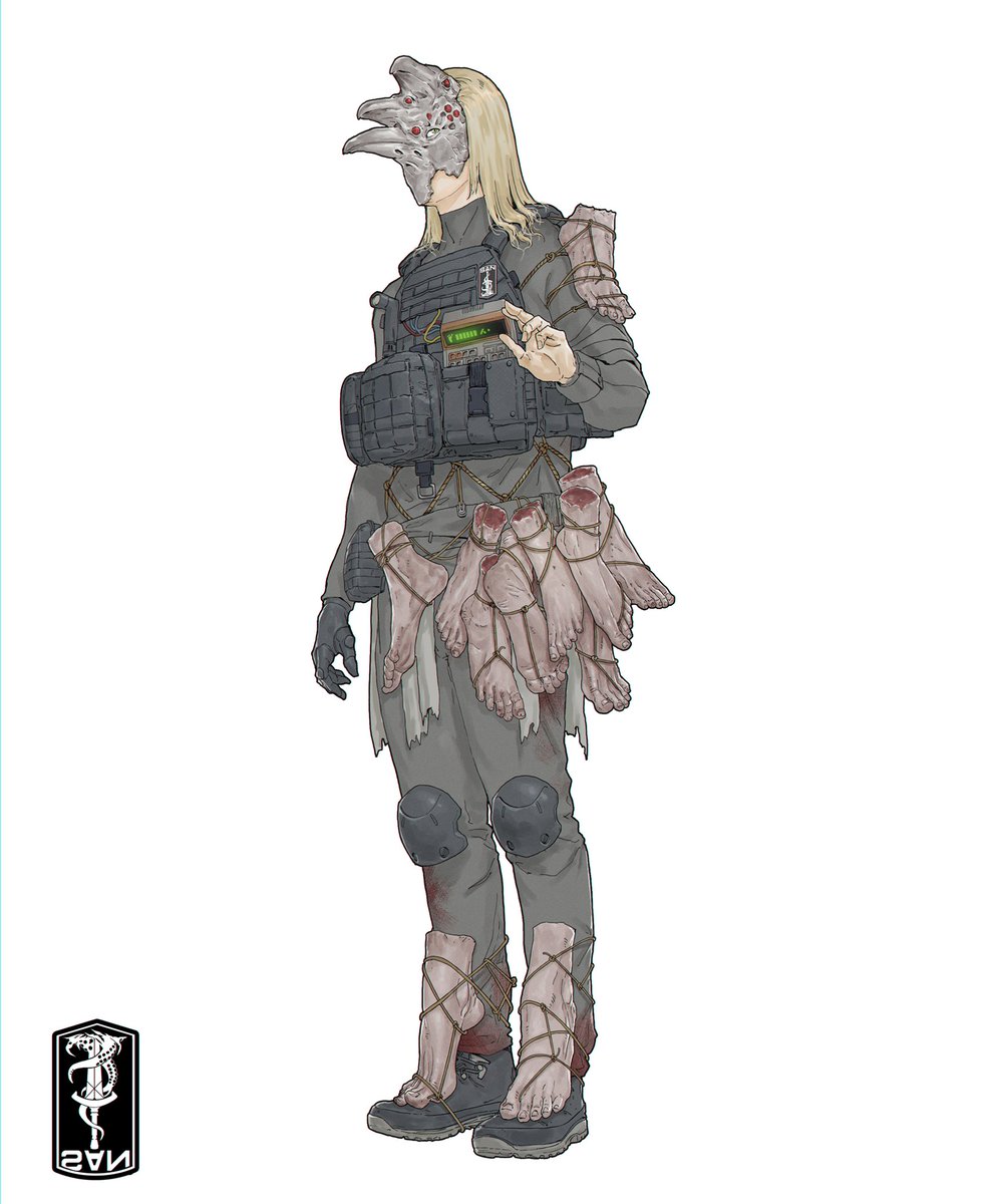 That woman…she is the feet taker from Verdun, the first traitor of SAN, such a crime she made just to serve a God. They said the longer you stay with madness, the easier you become one of them. I guess that’s true