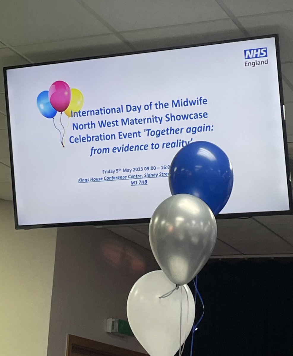 Packed agenda so much great work in the NW. Happy #IDM2023 #CelebrateNWIDM23 @MidwivesRCM @Midwife_Claire @neesharidley @RMWaterfall