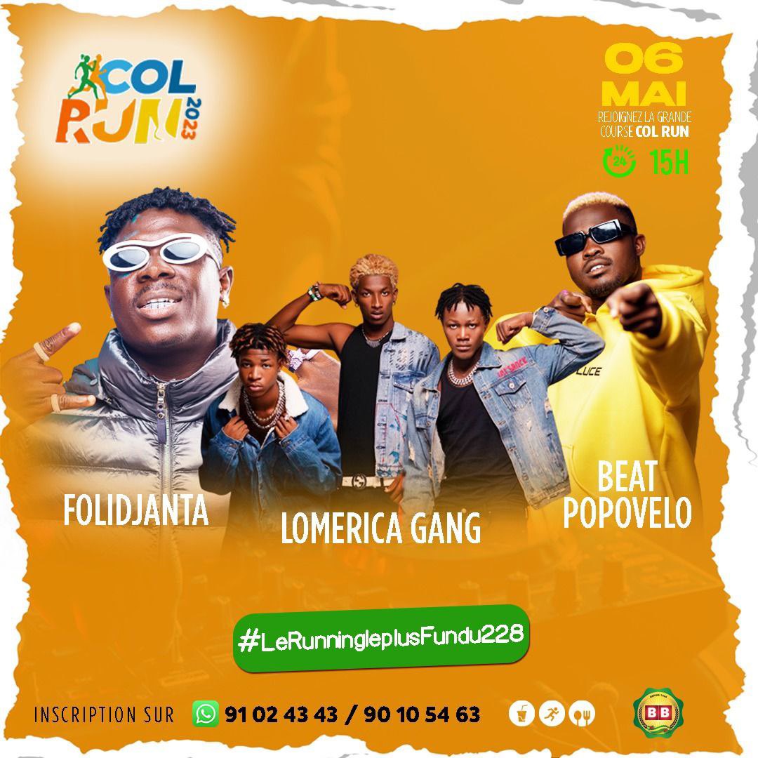 folidjanta_13's tweet photo. Col Run Lomé 🏃🏾♂️
Rendez-vous ce samedi 6 Mai à 15H
Inscription gratuite : 91 02 43 43 (Whatsapp)
#TgTwittos #DrillTogo #ColRun https://t.co/dAviJOH8YQ