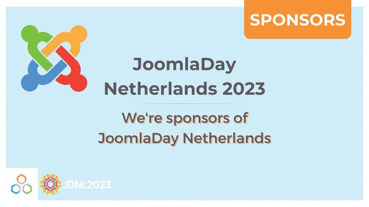 DJExtensions's tweet photo. ๐ฅณ๐DJ-Extensions is the sponsor of JoomlaDays Netherlands 2023! ๐
More details ๐ https://t.co/hzEL653JJz
#djextensions #joomla #joomladay #joomladaynetherlands #joomladay2023 #joomladay23 #webdevelopment #webdeign https://t.co/rekK4wdjvm