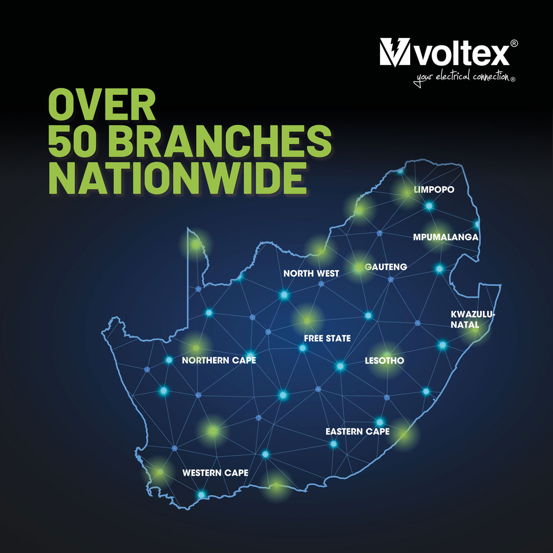 voltexsa's tweet photo. Looking for a Voltex branch near you? Did you know that we have over 50 branches nationwide with friendly staff and experts ready to assist you with  what you need? 

Click here: https://t.co/SDOgzvZ8bl

#Voltex #Voltex_SA#VoltexFirs #Solar #SolarStockist #Loadshedding https://t.co/HU4kVKxUux