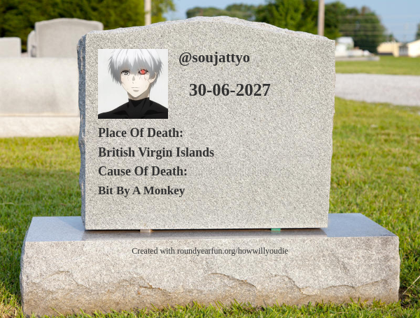 This is how and when I will die funroundy.click/howwillyoudie?… ⠀