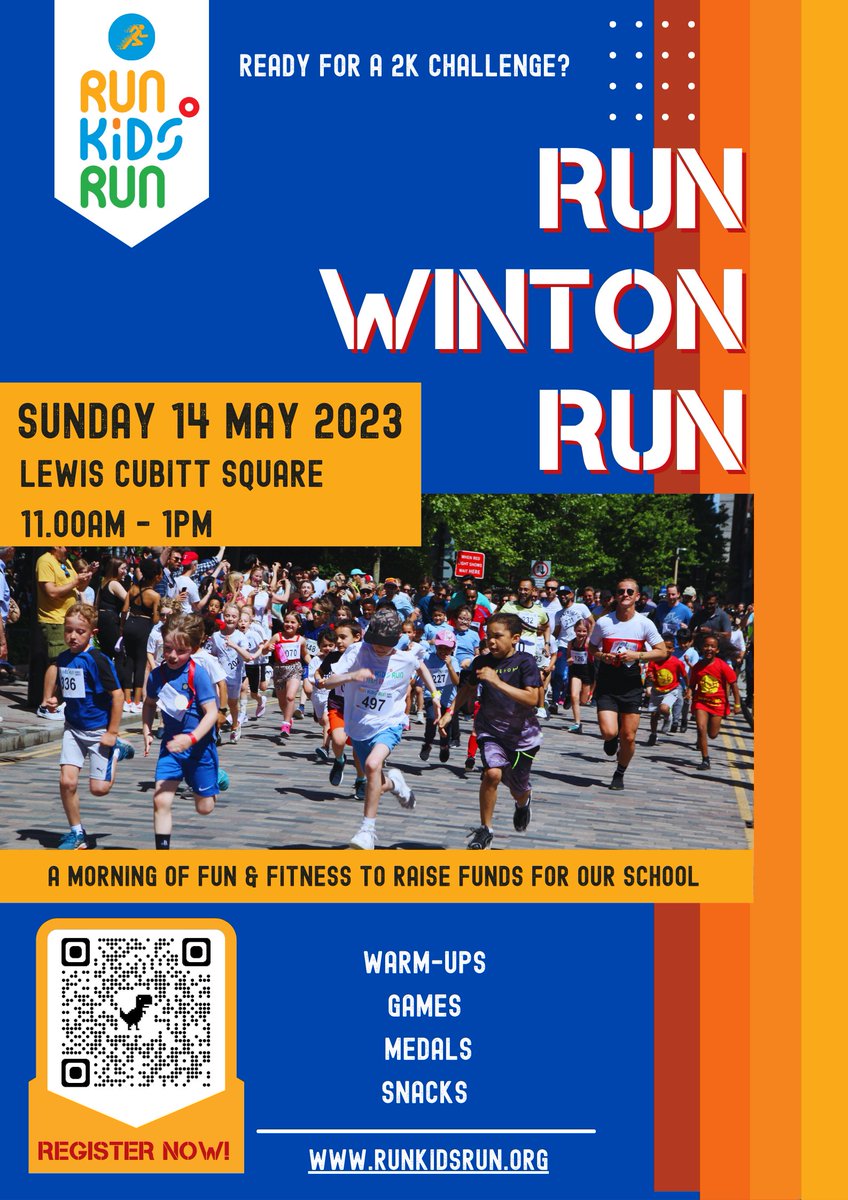 We can't wait to take part on Sunday 14th at 11am. Don't forget to sign up for a place! #runkidsrun #schools #fundraising