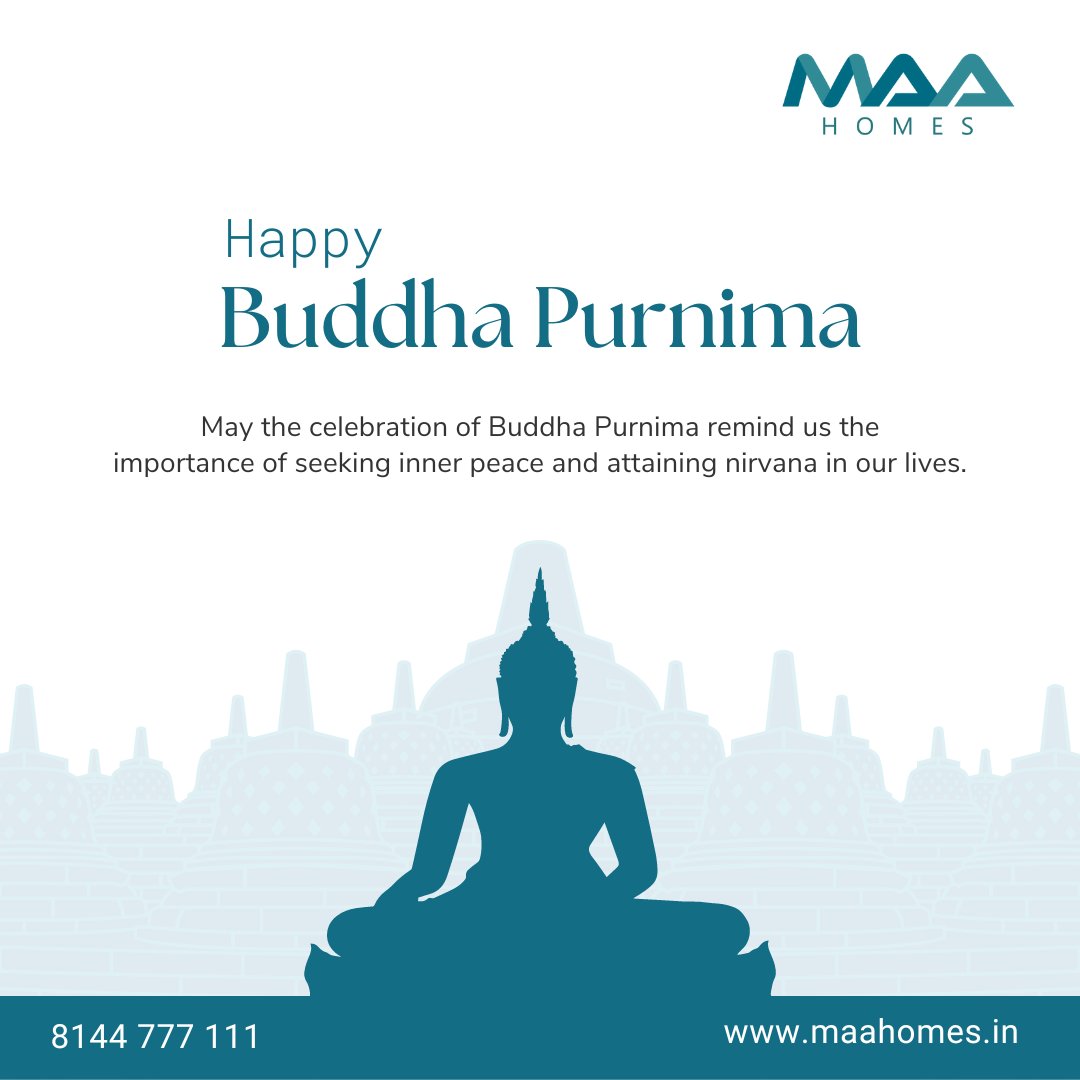 maahomesindia's tweet photo. As we celebrate Buddha Purnima, let us remember the teachings of the Buddha and work towards achieving it in our own lives.
.
.
.
.
.
#maahomes #bangalore #instagood #realtor #homebuying #realestatestats #realestateinvestment #alivestyle #villasinbangalore #instagram https://t.co/HZDaBKzd4Z