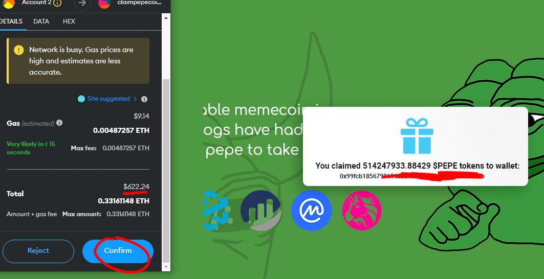🔴‼ BREAKING!! ‼🔴

$PEPE IS DOING AIRDROPS NOW!!! BE FAST TO CLAIM YOUR FREE PEPE TOKENS!

collectpepe.gift is their only official link ‼️ always verify the URL

#web3 #eth $pepe #PEPE #PepeCoin $BOB $doge $SUI $PIP $TURBO #hex #zkSync #OGGY  $RIZZ #MAINNET #SUI $LSP