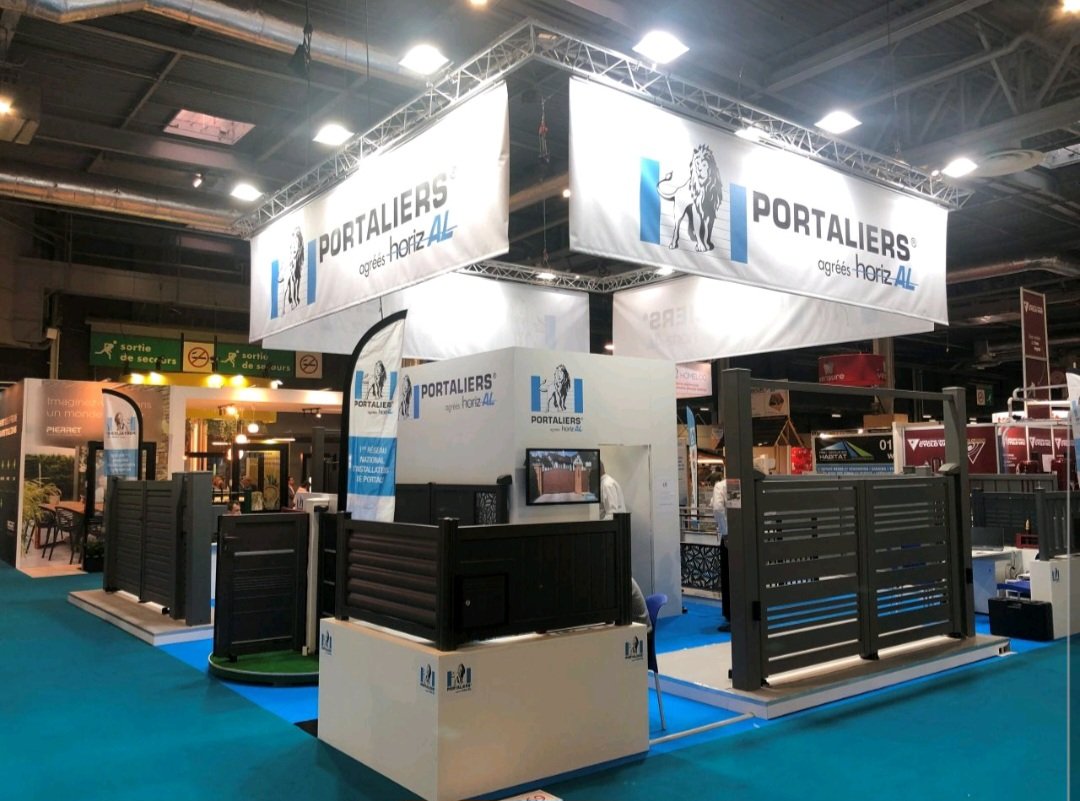 PixelDeLune's tweet photo. Venez voir le très beau stand d' @Horizal2017 - Fabricant de portails et clôtures à la @foiredeparis. On espère que nos #images3D et que notre #application de configurateur de portails seront appréciés. Merci encore de votre confiance pour cette solide collaboration. https://t.co/HhtokjLMCO