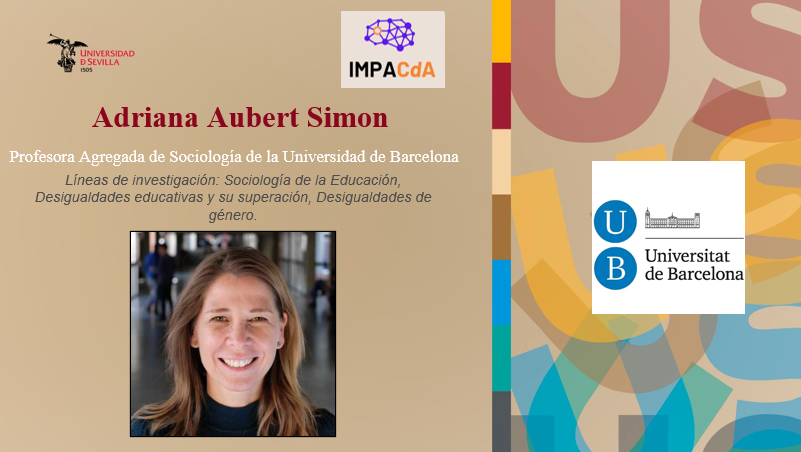 IMPACdA's tweet photo. Adriana Aubert Simon es profesora en la Universidad de Barcelona. Es especialista en Sociología de la Educación y con una gran trayectoria en las desigualdades educativas 
Tw.: @ AdrianaAubert https://t.co/d2eMlXk2Ko