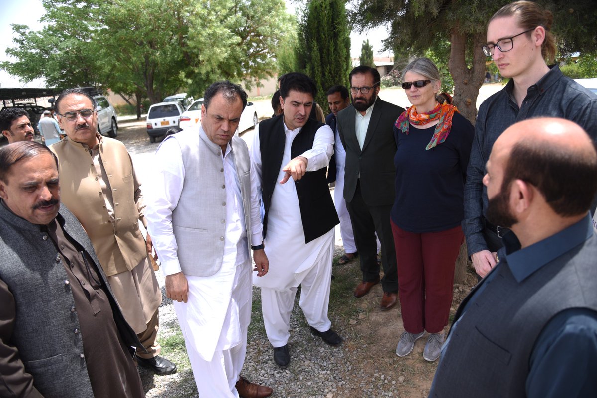 buitemslive's tweet photo. Ms. Baerbel Schwaiger, S4M Program Director, GIZ Head Quarter, Germany, and officials from BRSP, Quetta visited BUITEMS on May 04, 2023. GIZ funded the installation of Decentralized Wastewater Treatment Systems (DEWATS) at BUITEMS. 
#GIZ #Germany #BRSP #DEWATS https://t.co/Z13Roagrvp