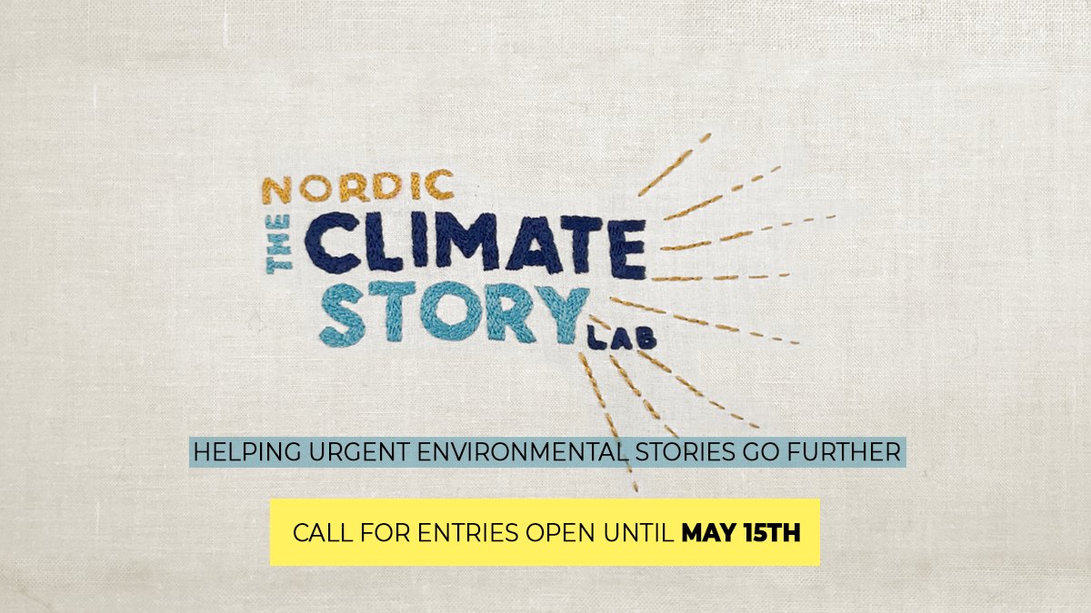 Calling all creatives in the Nordic countries! The #ClimateStoryLab 2023 will gather storytellers, scientists, and funders to catalyze new climate stories and develop impact strategies. Submit your project now: climatestorylabnordic.org
<a href="/TheDocSociety/">TheDocSociety</a> <a href="/cphdox/">cphdox</a> <a href="/huminteractive/">huminteractive</a>
