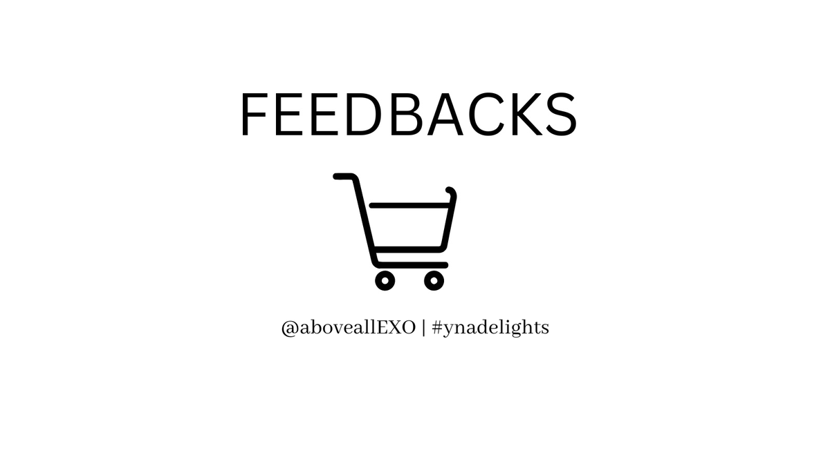 aboveallEXO's tweet photo. • FEEDBACKS •

@aboveallEXO | #ynadelights https://t.co/rhY4rkMxUp