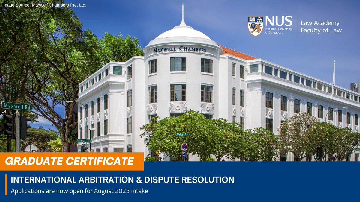 This programme offers a curated selection of modules taught by top arbitrators and academics in the faculty & from around the world. More details are available at the NUS Law Academy website: nus.edu/3V44AOz. SSG funding available for selected modules. Apply Now!