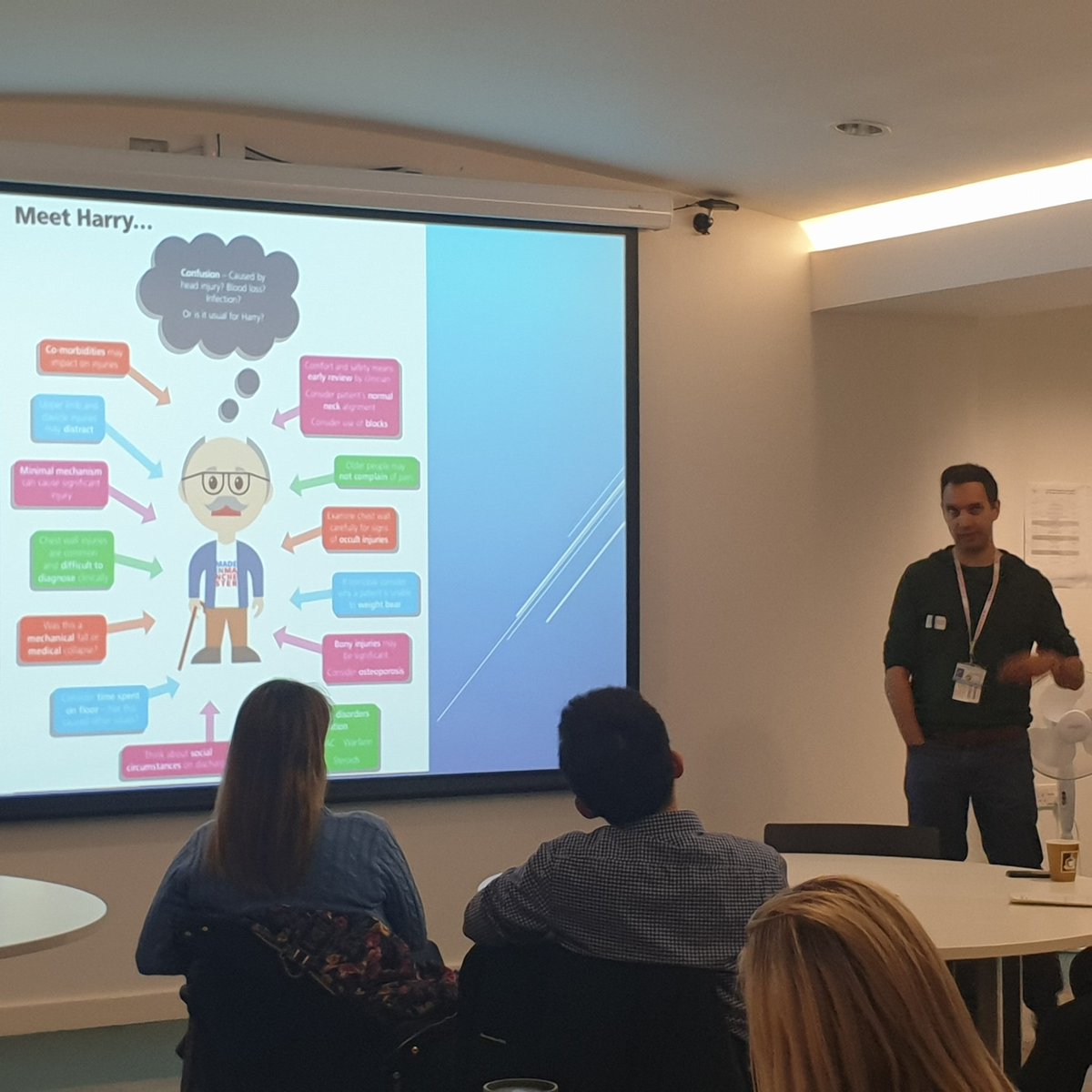 #hello I'm Dr Kirsty 🏳️🌈 (@kirstychallen) on Twitter photo #FrailElderlyTrauma <a href="/ResusSimLTHTR/">Resus&SimulationServices LTHTR</a> . Ed reminding us that these are patients with injuries (and lots of other stuff) rather than injuries that happen to be attached to a patient. #FrailElderlyTrauma <a href="/ResusSimLTHTR/">Resus&SimulationServices LTHTR</a> . Ed reminding us that these are patients with injuries (and lots of other stuff) rather than injuries that happen to be attached to a patient.