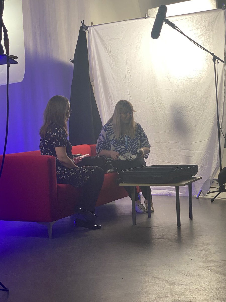 University of York media students filming some videos for families , really exciting