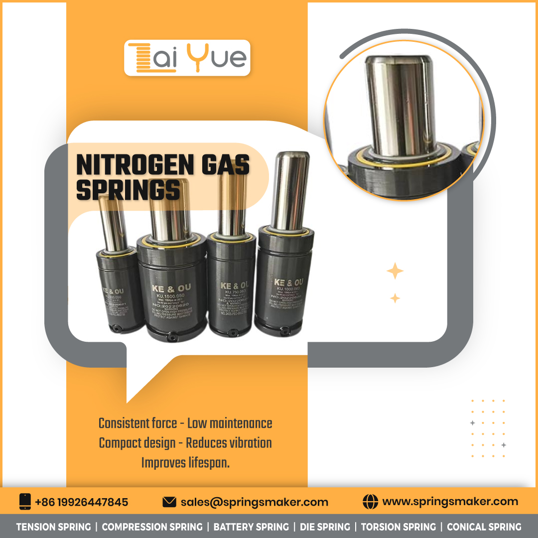 springsmaker1's tweet image. Laiyue #nitrogengassprings uses compressed gas to generate a consistent force for precise control over motion. Ideal for diverse applications.

Mail-id: sales@springsmaker.com
website: springsmaker.com

#nitrogengasspring #gassprings #gasspringmanufacturer #nitrogengas