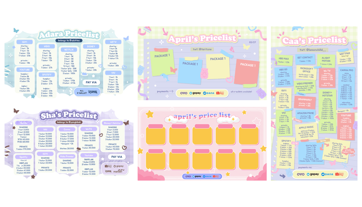 68O87's tweet image. [ HELP RT? Thank you! ] 

Cari commis wm, pl, wl? Ada banget kak! ♡

:: Start 3k! Bisa QRIS
:: Pengerjaan cepat
:: Bisa request

Ini beberapa result dari katalognya, yakin gak mau ditengok dulu?  ପ(๑•ᴗ•๑)ଓ ♡

#zonauang watermark pricelist wishlist