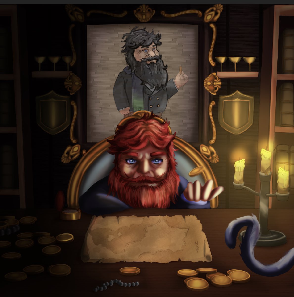 KampeniGame's tweet photo. Meet Quinn, Master Gold Broker, a legendary character in the #Kampeni Project. “Quinn’s Guide to Asase’s Political Economy” is a Kampeni rulebook for playing your #nft character in #ttrpg campaigns and #onchain #games. Get your NFT at https://t.co/oWOvKNj9zt or #OpenSea to join the #story.

#Economic #political @_buildspace #gamedev @_nightsweekends