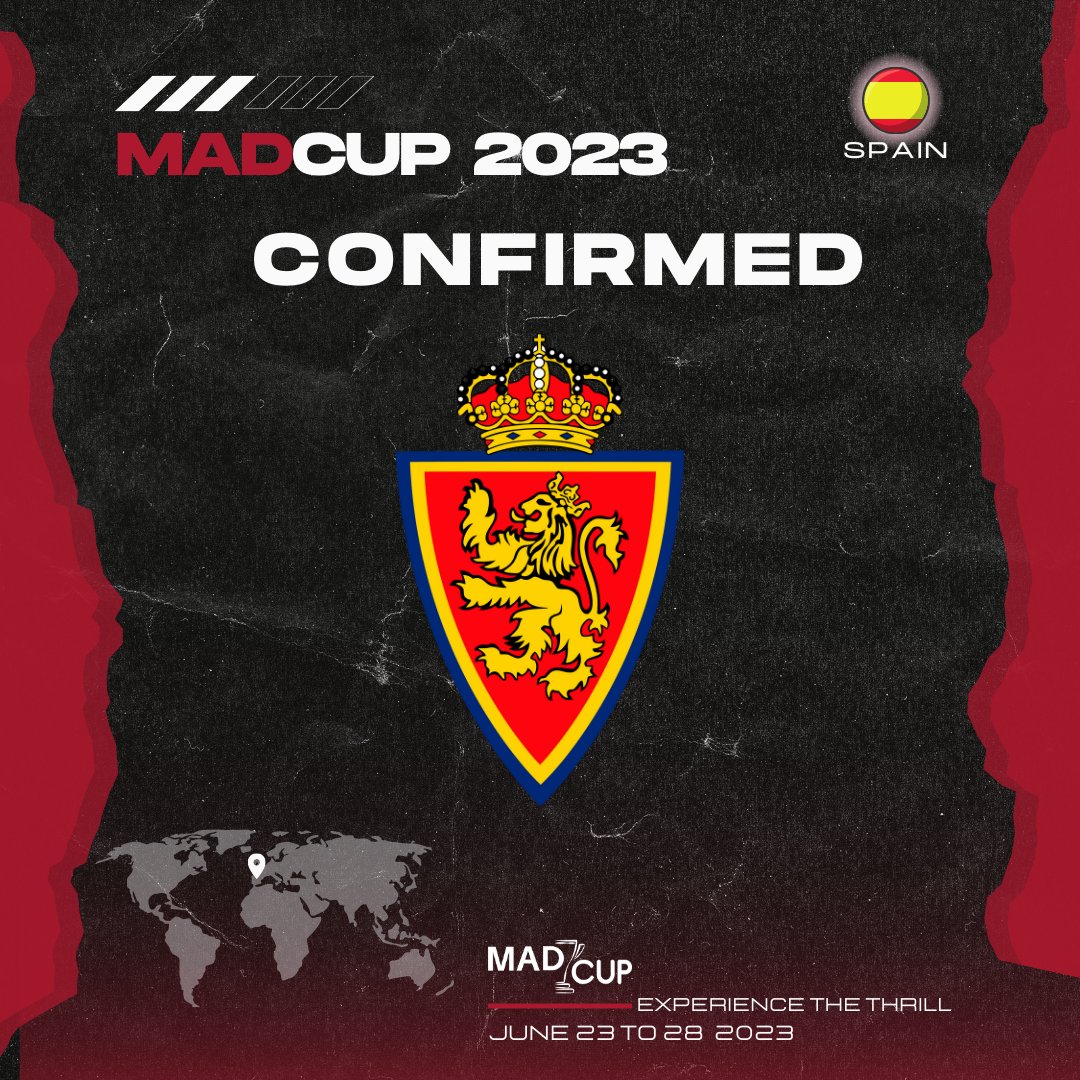 madcupofficial's tweet photo. 🏆 @realzaragoza will participate in #MADCUP2023, which will be celebrated in Madrid from 23 to 28 June, 2023⚽

Welcome to this edition! 💪 https://t.co/uVRlB6snA0