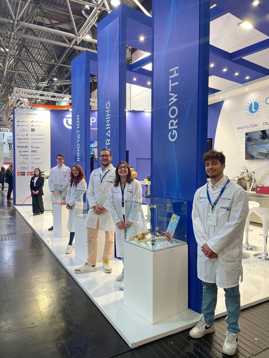 OpessiS's tweet image. Pronti per la presentazione dei nuovissimi prodotti del percorso di eccellenza di Scienze e Tecnologie Alimentari @LaStatale Opessi #universitylab @interpack2023