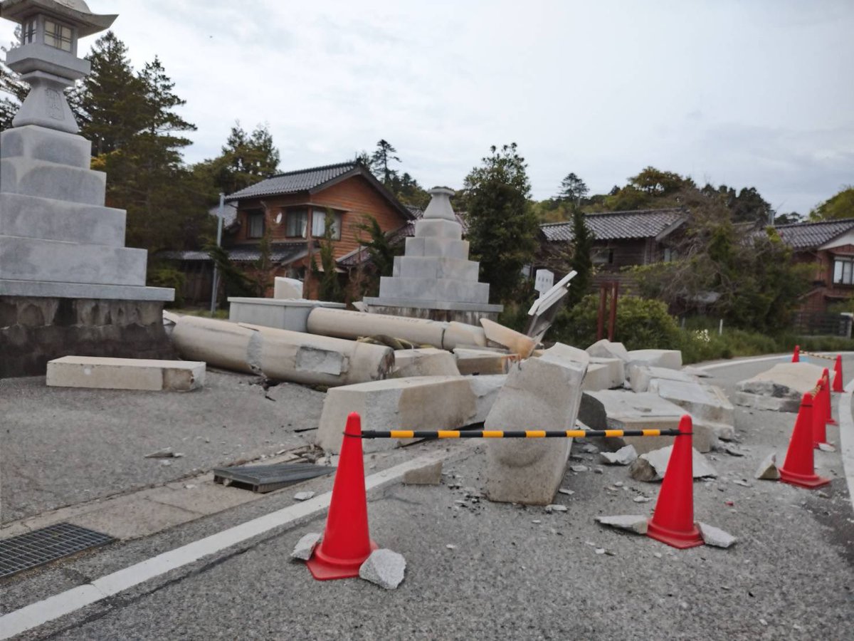 munya_Saigai's tweet photo. 親から被害の写真きた。
須須神社かな。 https://t.co/QT8t2M6hUO