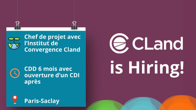 📢@CLAND_saclay recrute un chef de projet auprès de l’Institut de Convergence CLAND. Déscriptif du poste👉sharebox.lsce.ipsl.fr/index.php/s/Bd… @ciais_philippe #Recrutement