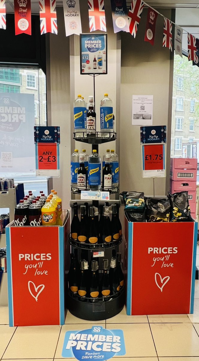 masumjr7's tweet photo. Itβs #Coronation day tomorrow π¬π§ π
π Grab all your coronation goodies for the weekend ahead! #coopuk #MillStreet #london #ItsWhatWeDo #memberprice #Coronation2023 @KateGraham03 @stejohcon @pasc2 https://t.co/0w7zGjHXps