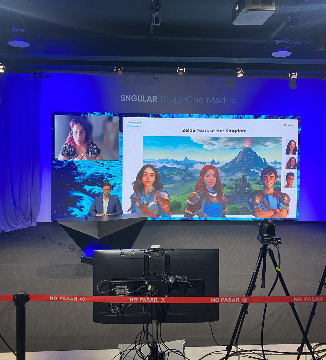 Anabelvignoni's tweet photo. Un viernes normal en @sngular donde el el Team de Data&amp;IA nos presenta una de sus iniciativas y nos deja a todos así 🙀 muy muy 🔝 https://t.co/GVy6sa6hzn