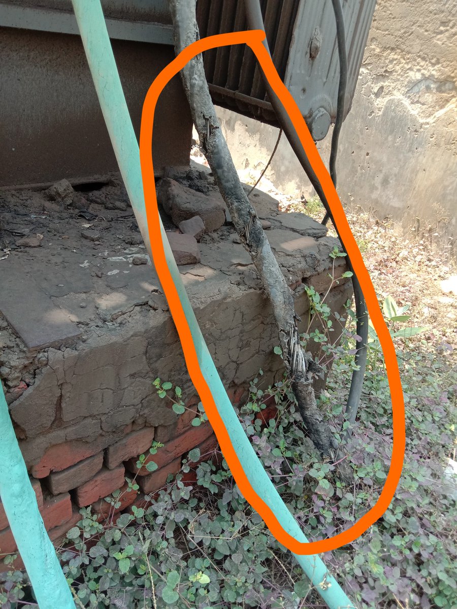 Pradeep76561321's tweet photo. 630 kva kamla daal meel edd1 hathras plenth damage,lt lead insulation damage b phase,no protection on lt @dvvnlhathras @dvvnlhq @DvvnlWorkshop @e_aligarh @MDDVVNL https://t.co/h6hwugBf29