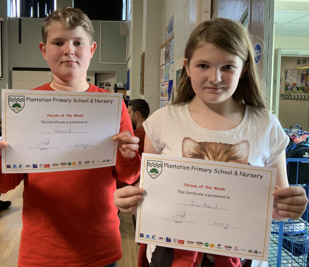 Plantation Primary School - Mr Sanders (@ppmrsanders) on Twitter photo ⭐️Well done to Mason & Evie-Mai for being our pupils of the week!⭐️
Their huge efforts at home have been fantastic & their scores in their mock tests have improved as a result!
They are 2 shining examples of how working hard results in getting better.
🟢Keep it up guys!🟢 ⭐️Well done to Mason & Evie-Mai for being our pupils of the week!⭐️
Their huge efforts at home have been fantastic & their scores in their mock tests have improved as a result!
They are 2 shining examples of how working hard results in getting better.
🟢Keep it up guys!🟢