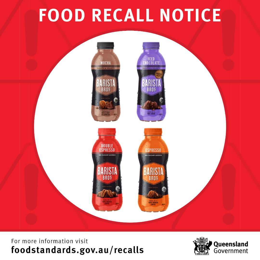Queensland Health on Twitter "⚠️ Food recall notice update ⚠️ Barista