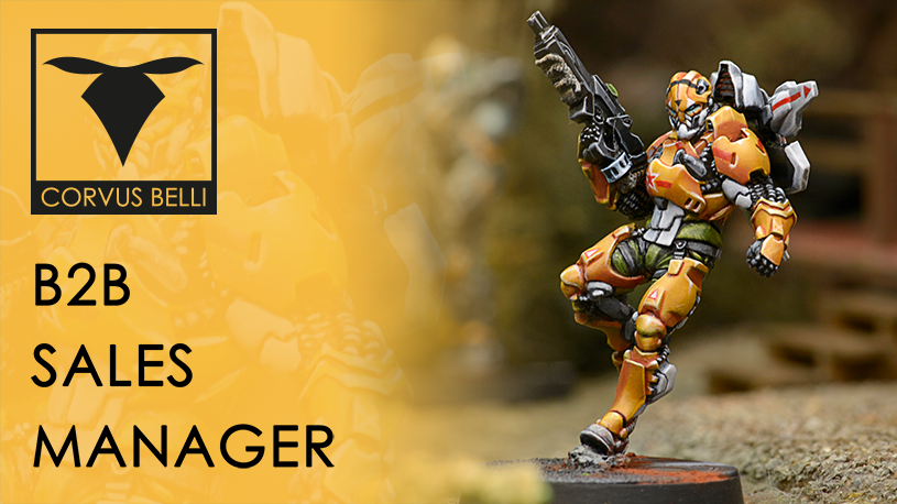 Buscamos responsable de ventas B2B
¿Tienes experiencia en venta B2B a nivel internacional?
Y además ¿Te gustan los wargames, juegos de mesa, rol o videojuegos?
Envíanos una carta de motivación junto con un CV actualizado a career@corvusbelli.com
lnkd.in/d5qhHSes