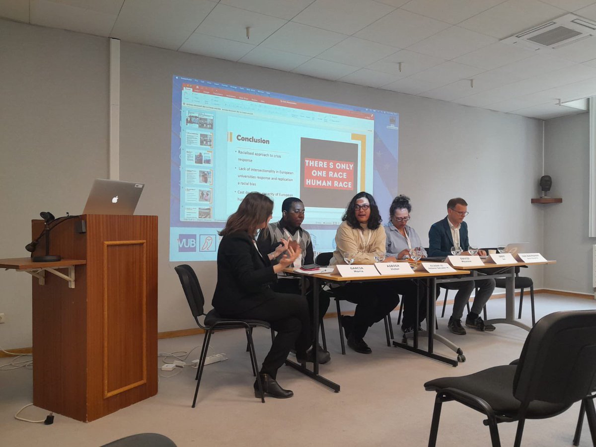 AgbogaVictor's tweet photo. "Forgive me in advance! I might sound more like an activist than an academic in this presentation."

Migration studies wasn't my forte, but I managed to pull this through with encouraging comments from the panel &amp; audience.😁

Lots of post-presentation discussions as well #EUIA23 https://t.co/7JFTmVn2Pz