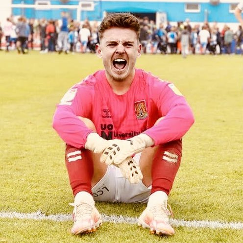 If we’re 3 goals up at 85mins, let’s give <a href="/SamHoskins_14/">Sam Hoskins</a> a go in net. He gets to complete his set and we can continue a tradition from last year whereby we end the season with an outfield player in goal. #ntfc 👞
