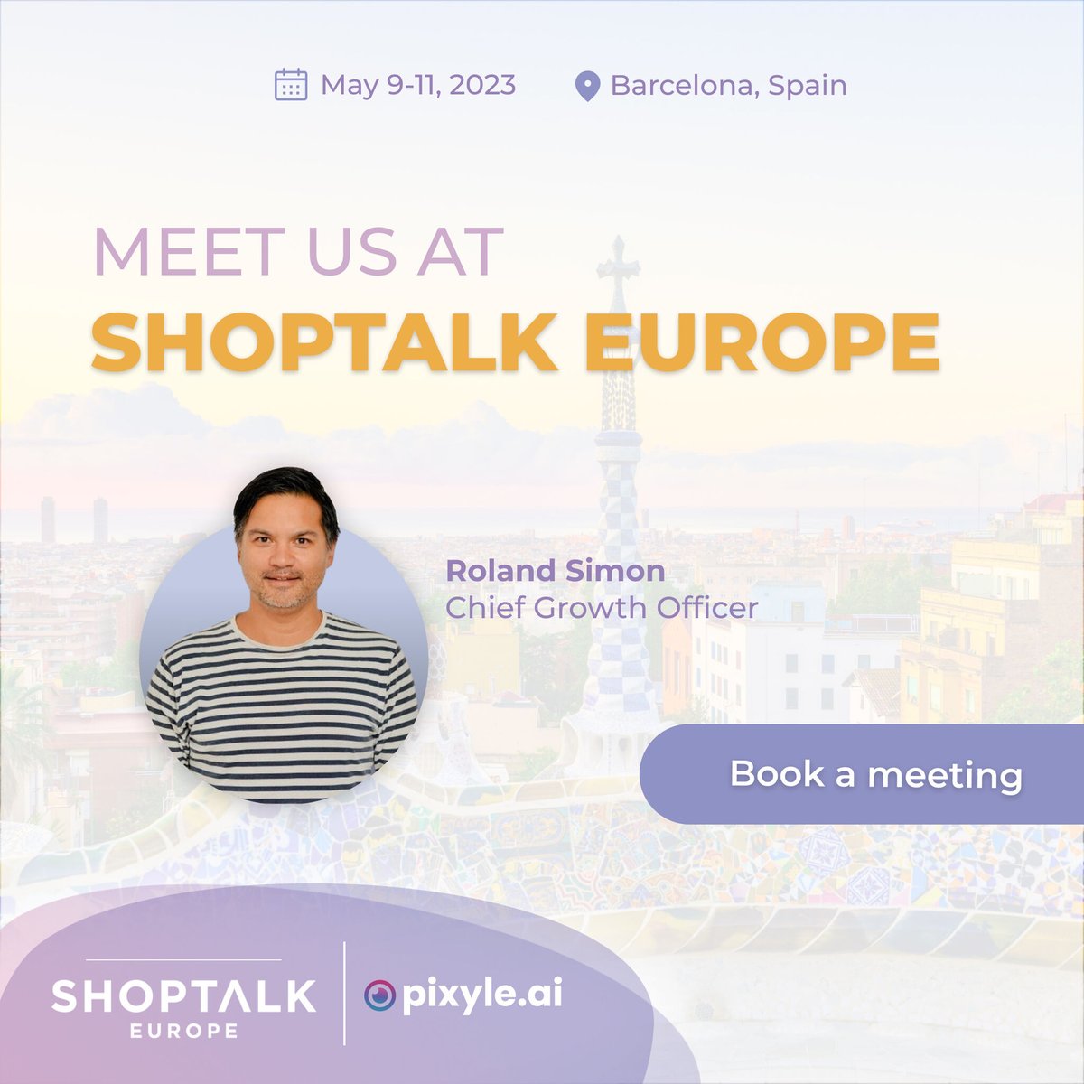 👋 Attending #Shoptalk2023 in #Barcelona next week? If you're a fashion brand or retailer looking to improve site search, let's meet! Learn how visual #AI can help your online shoppers find products faster and easier. Book a meeting with us:bit.ly/3NJV2XF
#shoptalk2023