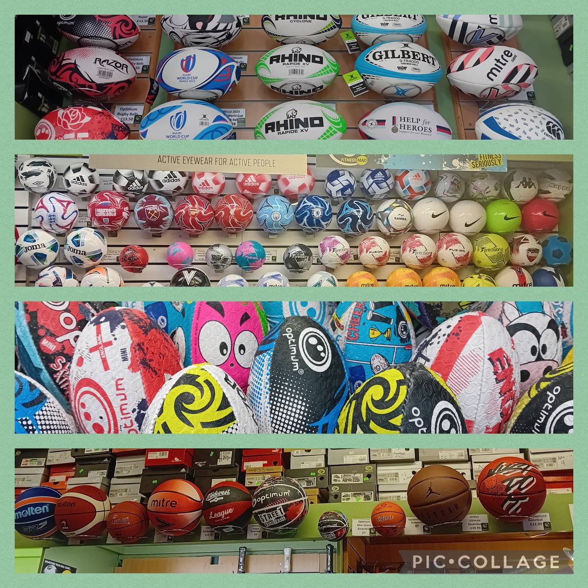 Isn't that better.  But if you want to clean us out again this weekend we don't mind 🤣🤣🤣  p.s Jordan is back too 🏀 #basketball #football #rugby #Gilbert #Adidas #puma #unsporting #Molton #mitre