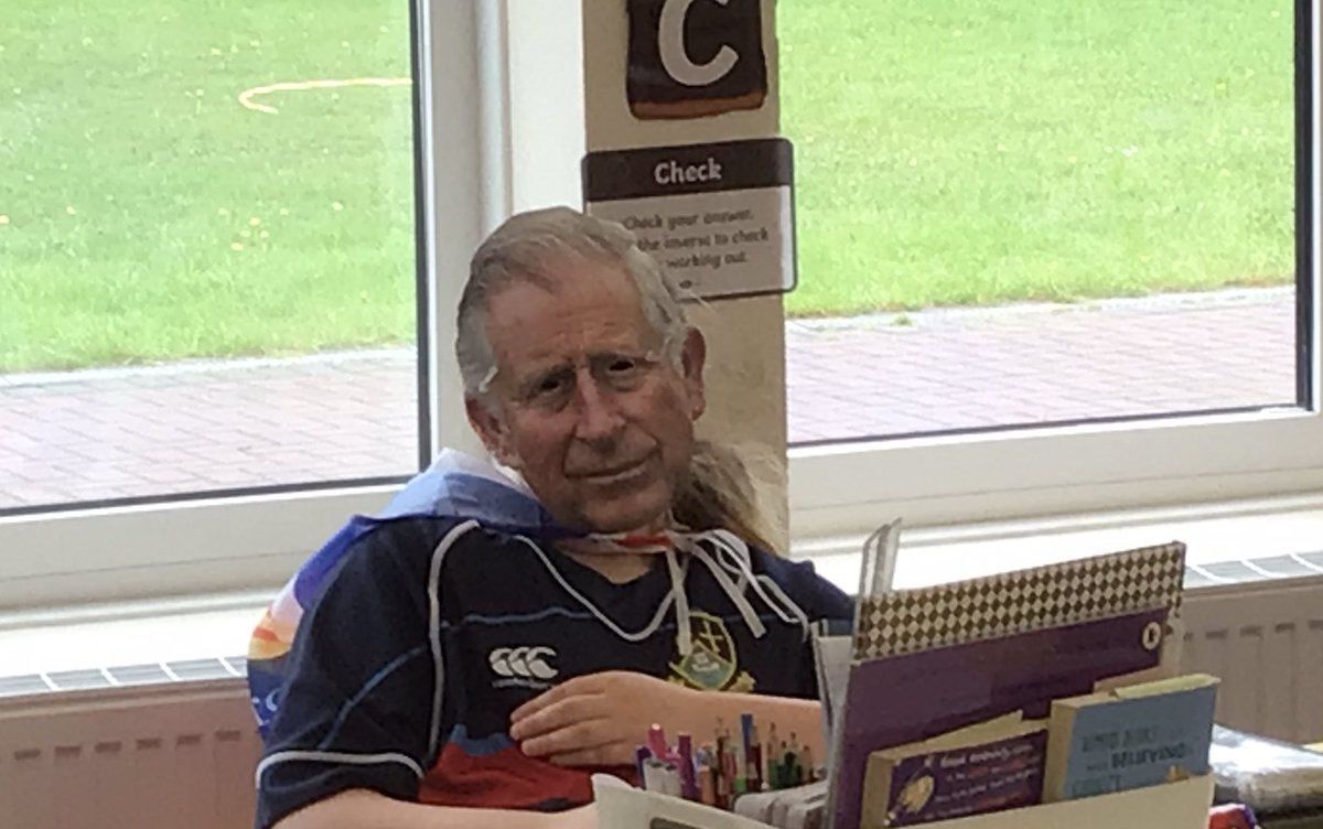 Well, I certainly wasn’t expecting to see the King in our classroom this morning! The children <a href="/simonsideschool/">Simonside Primary</a> are taking our Coronation celebrations VERY seriously 🇬🇧 Congratulations on your Coronation, Your Royal Highness 👑 <a href="/RoyalFamily/">The Royal Family</a> <a href="/KensingtonRoyal/">The Prince and Princess of Wales</a>