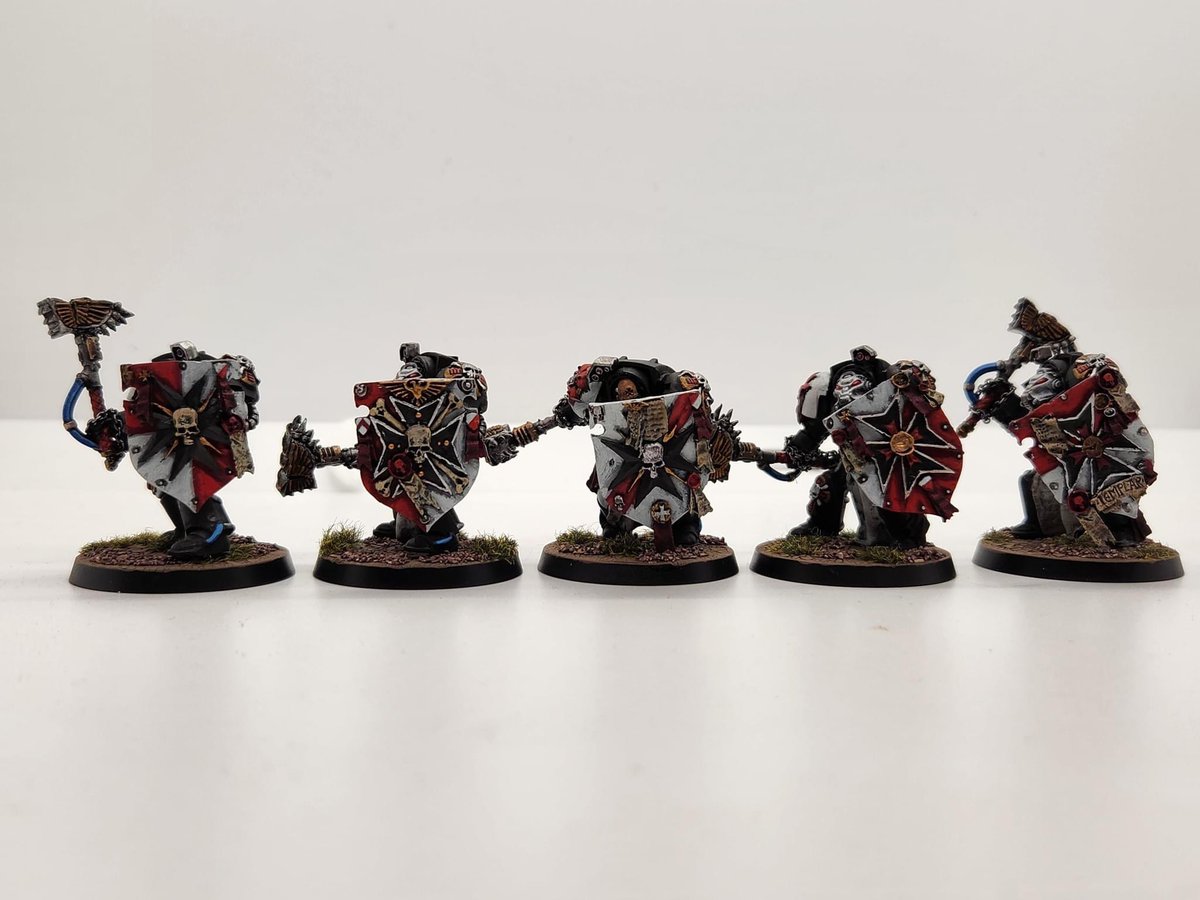 theeternalcrus1's tweet photo. Definitely seeing an upsurge in #btterminators in the group for some reason?
Here are Mark Keenโs #assaultterminators and #btchaplain to lead them.
#blacktemplars #40k #modelpainting #blacktemplars_40k #warhammer #spacemarine #gw #swordbrethren #warhammercommunity #40k https://t.co/Xxvfh8IPa5