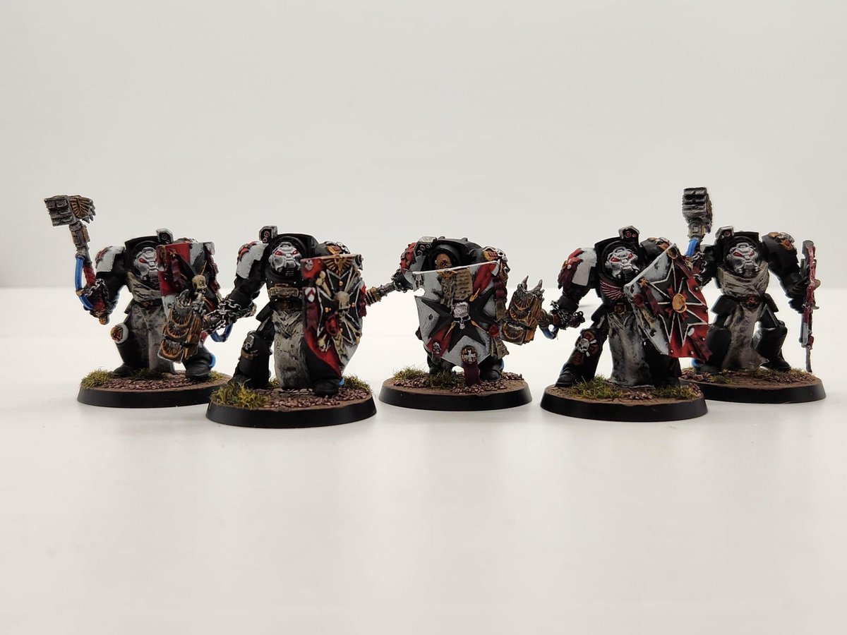 theeternalcrus1's tweet photo. Definitely seeing an upsurge in #btterminators in the group for some reason?
Here are Mark Keenโs #assaultterminators and #btchaplain to lead them.
#blacktemplars #40k #modelpainting #blacktemplars_40k #warhammer #spacemarine #gw #swordbrethren #warhammercommunity #40k https://t.co/Xxvfh8IPa5