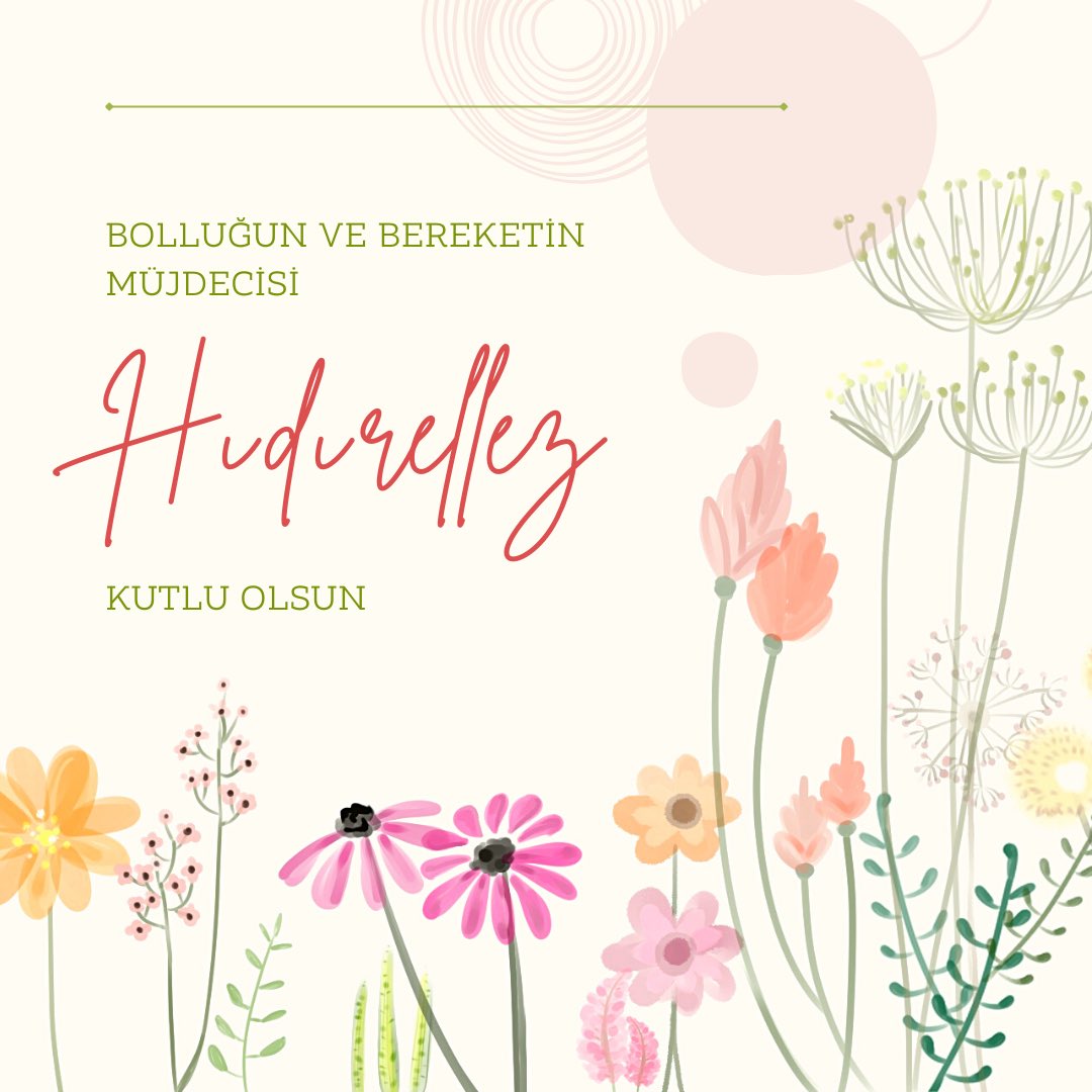 Bolluğun ve bereketin habercisi Hıdrellez tüm anne adaylarına ve anne olmak isteyenlere şans getirsin.🌹