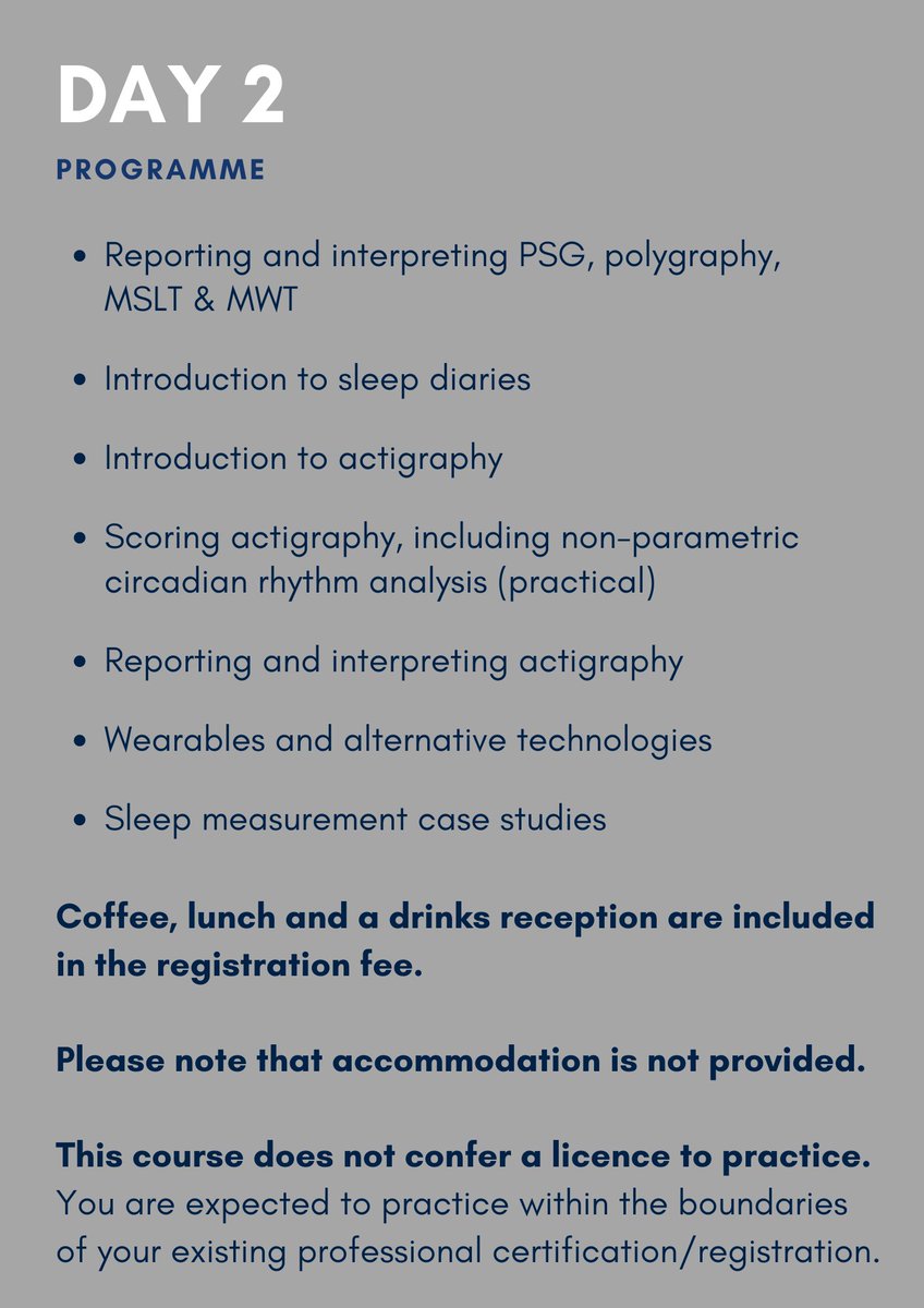 ESSTSleepTechs's tweet image. Upcoming sleep course in Oxford, UK