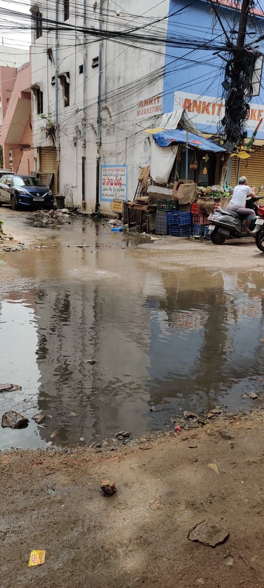 rubyroy24's tweet photo. @GHMCOnline @CommissionrGHMC @GadwalvijayaTRS @Director_EVDM This is condition of the area from last 10 days. Inspite of multiple complaints no action taken. I am sure dozen will now die of dengue. Can authorities kindly take some action. https://t.co/ytCvyIUy5b