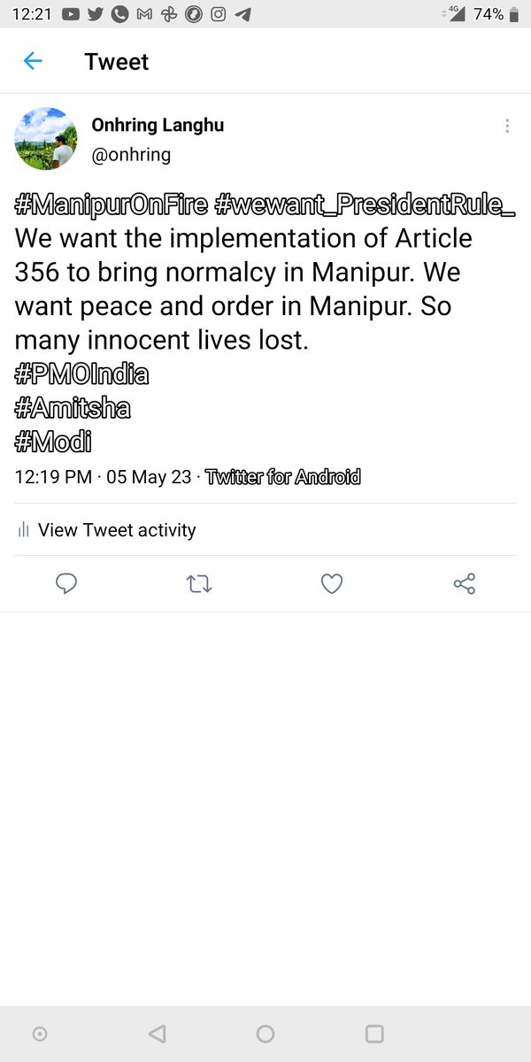 onhring's tweet photo. #manipurisburning #PresidentRuleInManipur #SaveManipur 
@PMOIndia 
@narendramodi 
@AmitShah 
@RahulGandhi https://t.co/i0LvoxFjxX