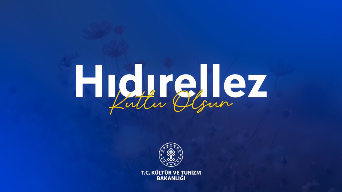 #Hıdırellez Bayramı kutlu olsun.