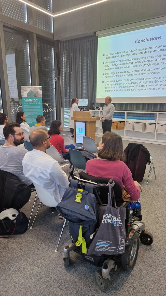 Merci à toutes et tous pour votre participation à la journée mondiale de #pharmacologie #clinique @Hopitaux_unige ! Quel plaisir d avoir pu échanger avec vous autour du #médicament et de la #polymedication 💊 @ThierryBuclin @ VictoriaRollason
