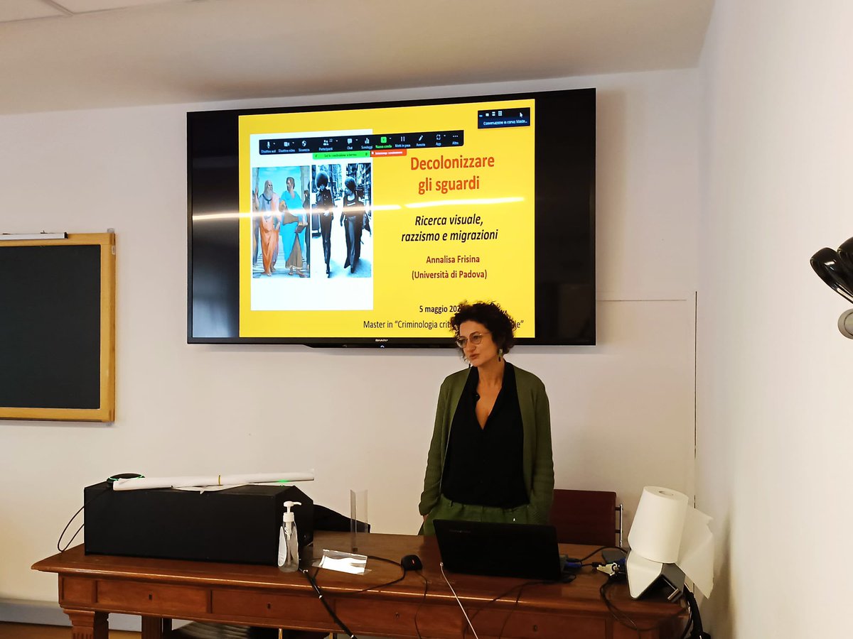 MastCrimCritica's tweet image. #Decolonizzare gli sguardi Annalisa Frisina @MastCrimCritica su ricerca #visuale #razzismi e #migrazioni