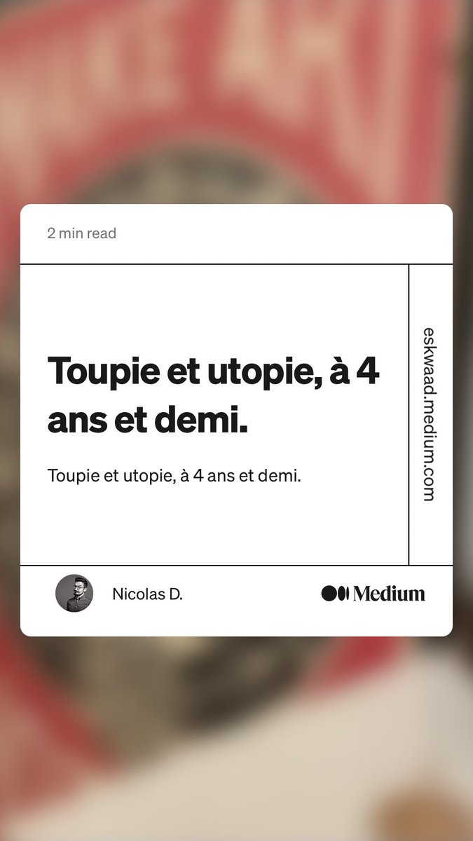 eskwaad's tweet photo. “Toupie et utopie, à 4 ans et demi.”
https://t.co/xiB94IccUJ https://t.co/Fc2HsUzOPh