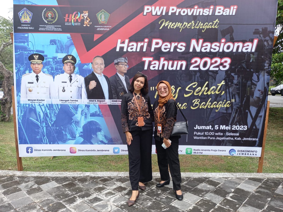 Jembrana (5/5) BPISDKP menghadiri undangan peringatan Hari Pers Nasional Tahun 2023 di Wantilan Pura Jagatnatha dengan tema "Pers Sehat, Jembrana Bahagia"

#PusdatinKKP #PusdatinKKPjuara #PusdatinBerAKHLAKjuara #KKKThrive #EkonomiBiru #KKPGOID #BPISDKP #InFoMarFish