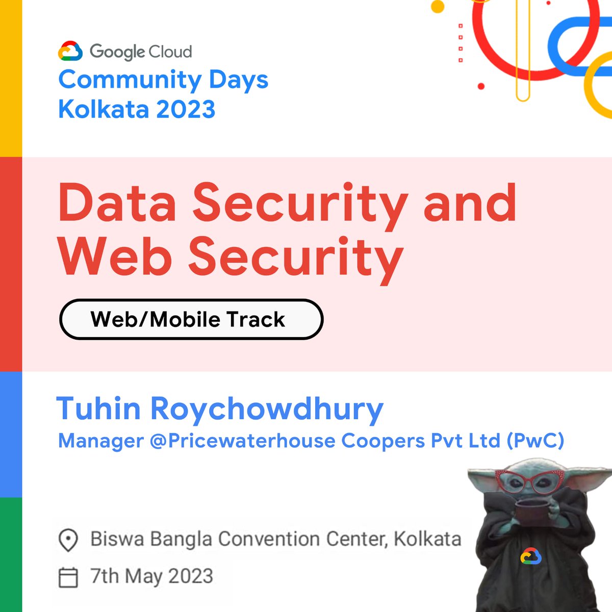 gdgcloudkol's tweet photo. Learn and unleash your knowledge about Data and Web Security with @Baban013 , Manager @ Pricewaterhouse. Join us on May 7 at largest developer conference of India, GCCDKol'23✨!

#GCCDKol #GCCDKol23 #Kolkata10000 https://t.co/jvoBw5HybE